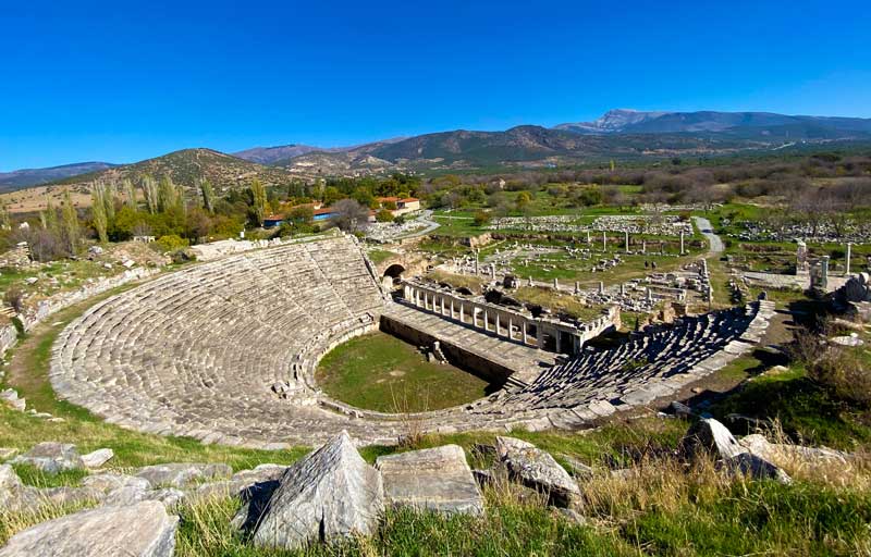 afrodisias antik kenti tarihi hakkinda bilgi mimari yapilari