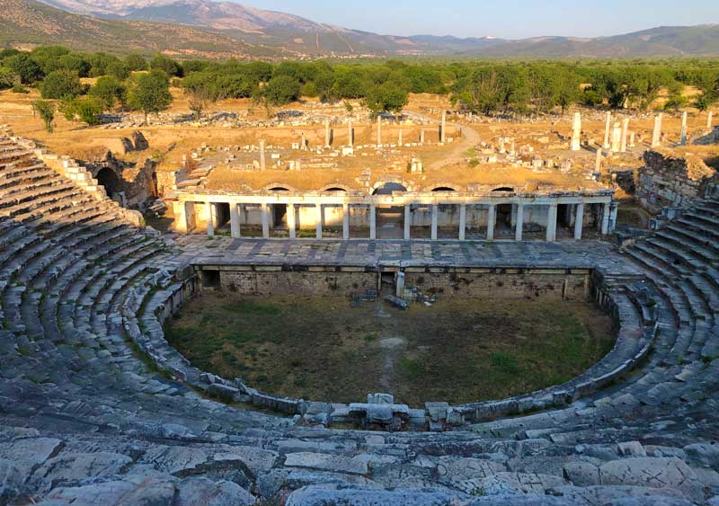afrodisias antik kenti tiyatro